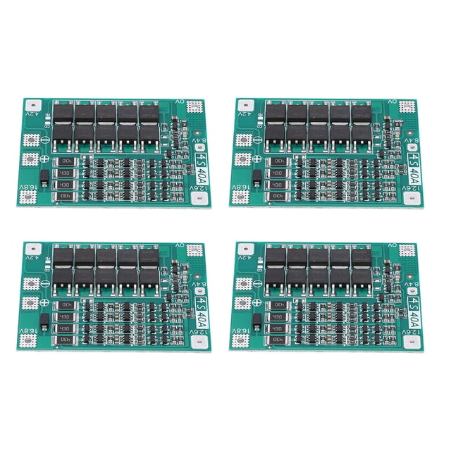 Placa de protección de celdas PCB Jadeshay 4 piezas equilibrio de batería de litio construcción robusta