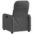 thumbnail image 2 of vidaXL Fauteuil Inclinable de Massage Électrique en Tissu Gris Foncé, 2 of 5
