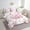 Pink, variant on Erosebridal Rustic Flower Bedding Sets King Size, Vintage Floral Comforter Sets with Sheets, Leaf Branches Reversible Bedding King Size, Ultra Soft Bedroom Decorative, 7pcs