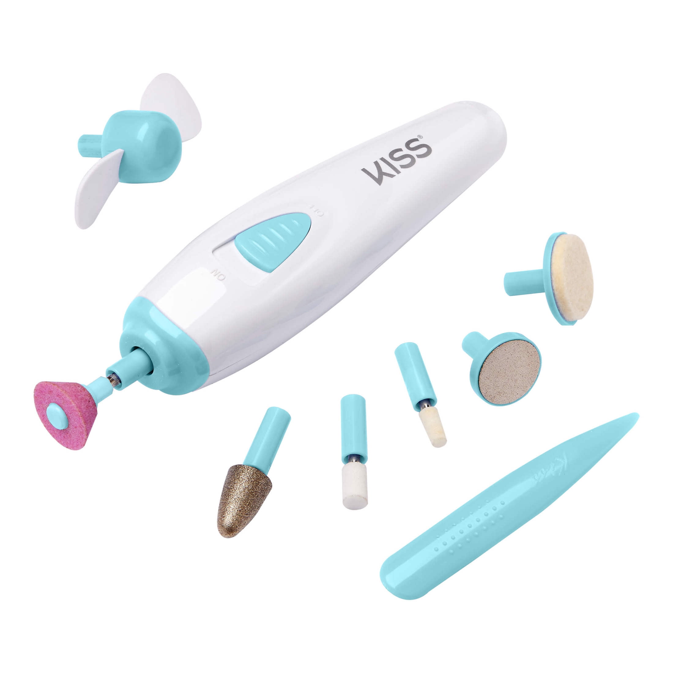 KISS Power File X Nail Dryer Electric Nail File & Nail Dryer System, 16 Pcs.