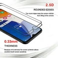 thumbnail image 4 of Aggxpf Samsung A14 5g Case with Screen Protector Pack, Tempered Screen Protector Phone Case with Metal Ring Stand for Galaxy A14 5G, Black, 4 of 5