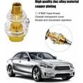 thumbnail image 4 of Aluminum Alloy Oil Lubricator, Solid Metal Mini In-Line Oiler, 1?4", For Professional Air Tools, 4 of 5