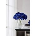 thumbnail image 4 of MAMOWEAR Artificial Fake Flowers Silk Hydrangea Arrangements Wedding Bouquets Decorations Plastic Floral Home Kitchen Garden Party Festival Décor, 4 of 6