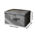 thumbnail image 3 of VALSEEL Clothes Storage Thickened Large Capacity Quilt Storage Bag Household Wardrobe Clothing Storage Box and Moving Packaging Bag Self-contained Organiser, 3 of 6