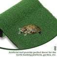 thumbnail image 3 of Homoyoyo Turtle Grass Mat Aquarium Plastic Simulation 1Pcs Green, 3 of 6