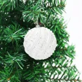 thumbnail image 4 of Esferas navideñas de 8 cm, juego de 2 piezas con diseño multicolor y detalles brillantes en blanco, azul y dorado. Perfectas para decorar tu árbol y crear un ambiente festivo. ¡Ideal para niños y, 4 of 6