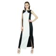 thumbnail image 2 of Bimba Women Long Maxi Dress Spandex Gown With Slit & Lace Casual Formal, 2 of 9