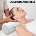 thumbnail image 2 of 2 Almohadas Enrollables para el Cuello para Dormir, Almohada Medio Cilindro, Cojín Medio Cilindro de Memory, Almohada Cervical de Espuma Viscoelástica, 2 of 5