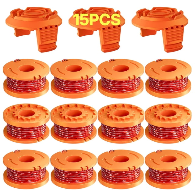 Carrete de hilo para desbrozadora Eventronic WA0010, paquete de 15, 0.065"