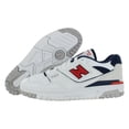 thumbnail image 4 of New Balance 550 Unisex Shoes Size 8, Color: White/Red, 4 of 4