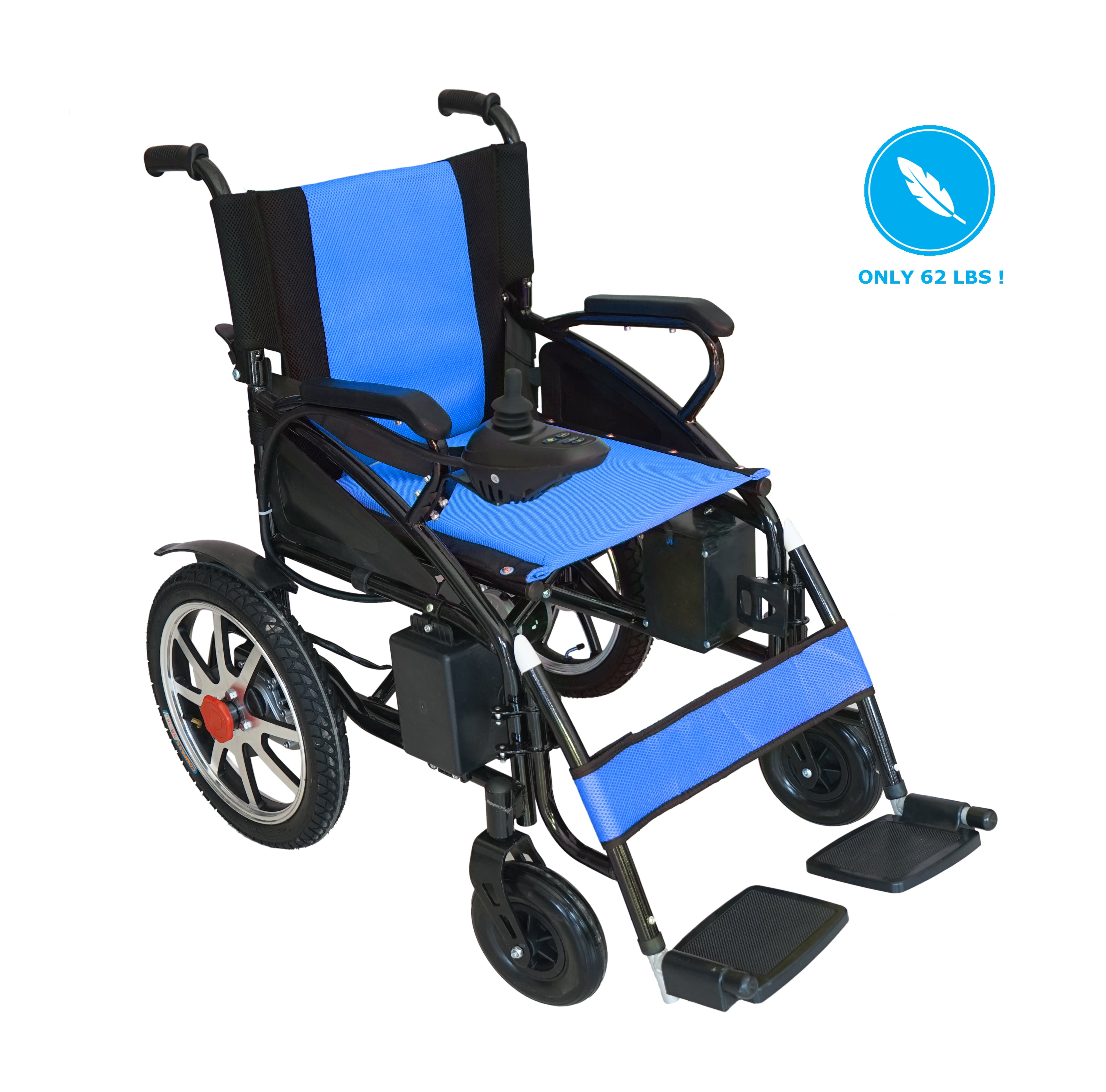 Electric Wheelchair Foldable Lightweight Heavy Duty Lithium Battery Electric Power Wheel Chair Multi Terrain Easy Travel Walmart Com Walmart Com