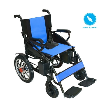 Horizon Mobility Electric Wheelchair Foldable Lightweight Motorized Electric Power Mobile Wheelchair All Terrain Easy Travel