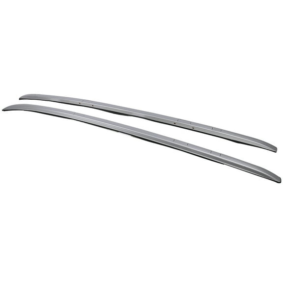Ikon Motorsports Compatible with 17-22 Honda CRV OE Factory Style Roof Rack Cross Bar Aluminum Silver