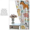 thumbnail image 5 of Kids Blackout Curtains,Each Panel W21 x 63" L,Cartoon Farm Animal Plants Cute Cow Horse Pig Curtains for Boys Girls Bedroom Living Room Baby Room Nursery Window Drapes 2 Panel Set 42" x 63", 5 of 6