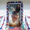 thumbnail image 6 of Uuiauoio Memorial Day Decorations 4th of July Door Cover Thank You Veterans Patriotic Decor Memorial Day Decorations and Supplies for Home Party (70.87 x 35.43in), 6 of 6
