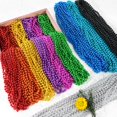 thumbnail image 3 of Collares ovalados coloridos de Mardi Gras Beads SHAOQINLIN, 100 unidades, 3 of 7