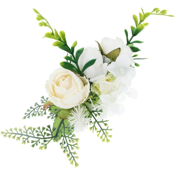 KAKOWELY Peineta de flores artificiales para el cabello, peineta decorativa para peinar el cabello, accesorio para el cabello para mujeres