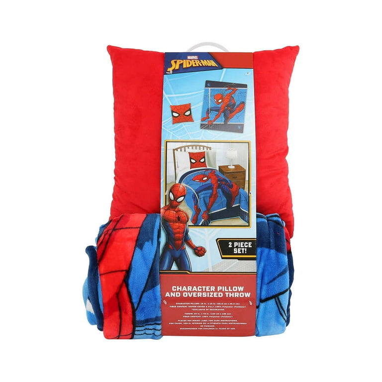 Spiderman pillow and throw set new arrivals