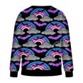 thumbnail image 5 of Blusa de manga larga con estampado de Halloween a la moda para mujer, suéter informal, Tops, sudaderas Fridja  fjkfkj6994, 5 of 5