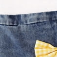 thumbnail image 7 of Agkizg Kids Girls Clothing Set Solid 2 Piece Outfit Camisole Top Denim Skort with Bow Set, 7 of 7