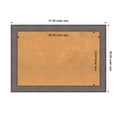 thumbnail image 3 of Amanti Art Natural Cork Board Wood Framed Country Barnwood Bulletin Board 41 in. x 29 in., 3 of 8