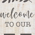thumbnail image 5 of DecMode Beige Wood Home Sign Wall Decor, 5 of 8