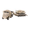 thumbnail image 3 of FashionCha Miniature Tank Model Kit 1/72 Scale Armored Transporter Carrier DIY Assembly PP Material Building Blocks Suitable for Collection Gift Giving Tabletop Display Enthusiasts Yellow, 3 of 8