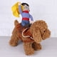 thumbnail image 3 of Disfraz de vaquero para mascotas ANGGREK Disfraz de jinete de Poliéster S M L XL, 3 of 8