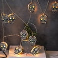 thumbnail image 3 of String Light Ghost Skeletons Lights Led Skull Portable Pumpkin Lanterns For Home Halloween Decoration, 3 of 10