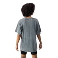 thumbnail image 2 of Women's Gameday Couture Gray Michigan State Spartans Snow Washed Relaxed Fit Classic T-Shirt, 2 of 4