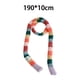thumbnail image 5 of Guardurnaity Bufanda suave a rayas estilo Y2K tejida en fibra acrílica para la mujer moderna y fashionista. Bufanda delgada para mujer. Bufanda Accesorios de disfraces tipo+4 190 x 10 cm, 5 of 6