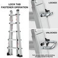 thumbnail image 4 of 22 FT Little Giant Ladder, 5-in-1 Aluminum Multi Position Ladder with Wheels, 5 Step Folding Telescoping Ladder, Tall Ladders for Home Ceilings, Indoor Outdoor Professional Use, 330lb Load, 4 of 11