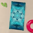 thumbnail image 3 of CafePress - Christmas Teal Snowflakes Turquoise - Large Beach Towel, Soft 30"x60" Towel with Unique Design, 3 of 3