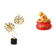 thumbnail image 1 of Estatua de hoja, escultura de escritorio, cuenco de tesoro, figura de resina, adorno de bordes lisos, ideal para regalar, decoración del hogar, oficin, 1 of 8