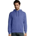 thumbnail image 1 of Hanes Mens Big ComfortWash Garment Dyed Fleece Hoodie Sweatshirt, L, Deep Forte, 1 of 2