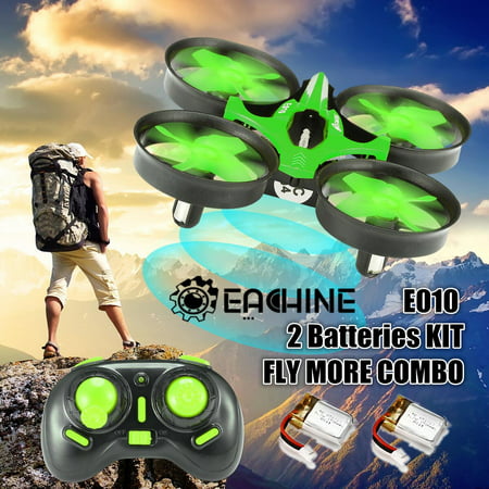 Eachine E010 Mini RC Drone RTF 2.4G 4CH 6 Axis Headless Mode Quadcopter Left Hand Throttle New Year Birthday Gifts For Kids