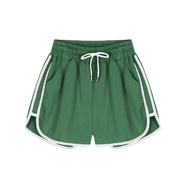 FAHUOMU Womens Athletic Shorts Quick Dry 3 Inch Inseam Summer Track Running Bottoms Solid Color Training Trousers with Pockets