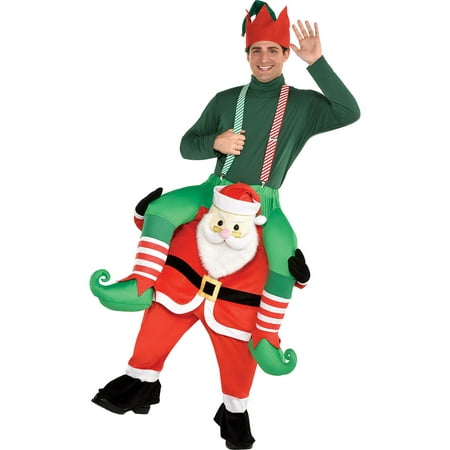 Amscan Santa Ride-On Costume for Adults, Christmas Costume, Standard