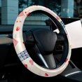 thumbnail image 6 of Eiffel Tower 14.5 Inch Printing PVC Leather Car Wheel Cover Auto Accessories Steering Wheel Cover, 6 of 6