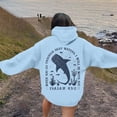 thumbnail image 2 of Puliio Womens Oversized Whale Shark Graphic Print Pullover Hoodies Fall Casual Long Sleeve Hooded Sweatshirts, 2 of 6