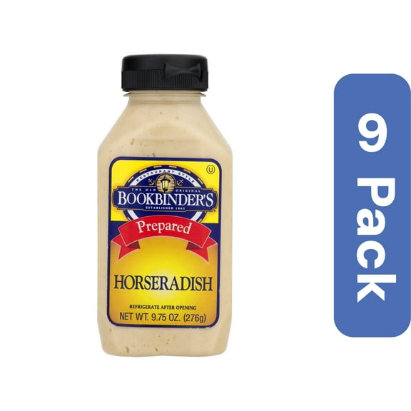 Bookbinder's Prepared Horseradish 9.75 oz (Pack Of 9)