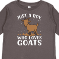 thumbnail image 4 of Inktastic Just a Boy Who Loves Goats Boys Long Sleeve Toddler T-Shirt, 4 of 5