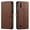 Brown, variant on Motorola Moto G Power 2020 Case, Starshop Premium Leather Wallet Pocket Credit Card Slots-Pink