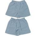 thumbnail image 6 of ToBeInStyle Men's 6 Pack Classic Blue Multicolored Woven Boxer Shorts - Large, 6 of 7