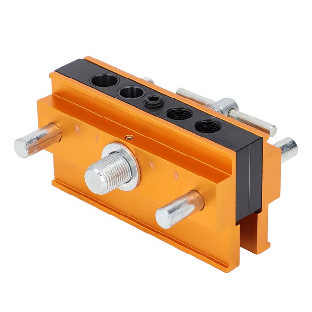Plantilla Para Tacos De Orificio Recto, Kit De Plantilla Para Tacos Autocentrantes aleación De Aluminio Bujes De 1/4 Pulg. 5/16 Pulg. 3/8 Pulg. Sujecion De 0,4 A 2,4 Pulgadas
