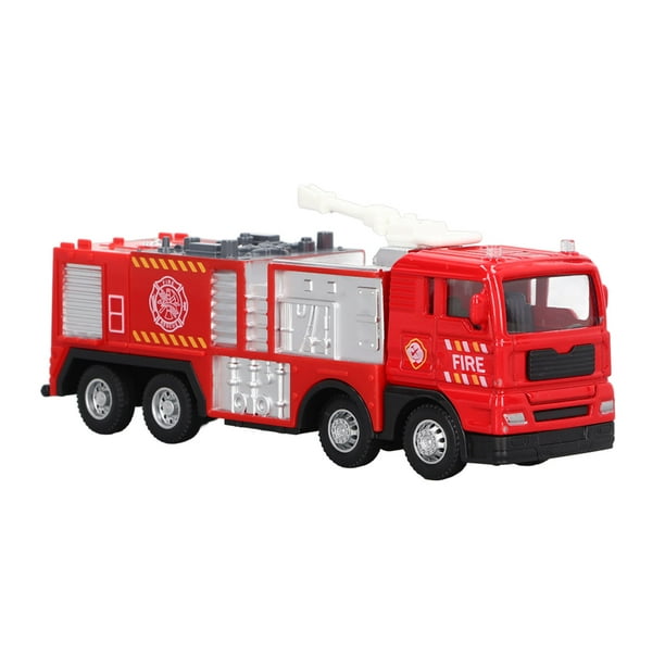 Juguete de camión de bomberos decoración de aleación de motor de fuego juguete de regalo de cumpleaños resistente a impactos para niños de 3 años o más para juego de rol ANGGREK Otros