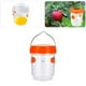 thumbnail image 4 of Atrapadores solares portátiles para s al aire libre, no tóxico, eficaz, reutilizable con luz LED para s de jardín, granjas, captura de naranja Baoblaze trampa para avispas de abejas, 4 of 7