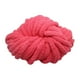 thumbnail image 2 of Hilo de chenilla grueso, hilo grueso gigante, hilo acrílico para cojín de gorro de crochet Rojo, 2 of 9
