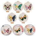 thumbnail image 5 of Diy Handmade Embroidery Material Package Flower Butterfly Embroidery Kit 1, 5 of 5