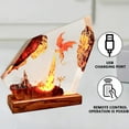 thumbnail image 4 of Epoxy Fire Dragon Resin Lamp, Handmade Multi-Color LED Night Light with USB, Unique Bedroom Decor, Fantasy Gift for Men, Husband, Boyfriend & Kids, 4 of 7